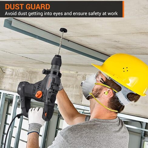 انجيندوت مثقاب مطرقي دوار اس دي اس-بلس 1-1/4 انش، 12.5 امبير 4350 لفة في الدقيقة 900 دورة في الدقيقة 4 اوضاع 7 جول شديد التحمل مع قابض امان - TRH01A in Kuwait