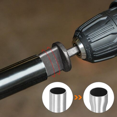 uxcell 5/8" Swaging Tool Drill 1/4" Hex Handle Repairing Flaring Tool for Air Conditioning Copper Aluminum Pipe 2Pcs in Saudi Arabia