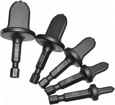 WOONEKY 6pcs Hex Shank Expander Pro Tools Hex Shank Drill Bit Set Hex Shank Drill Bits Tubing Swaging Tool Manual Copper Pipe Swage Tool Copper Pipe Flaring Tools Steel Tube Expander Tube in Saudi Arabia