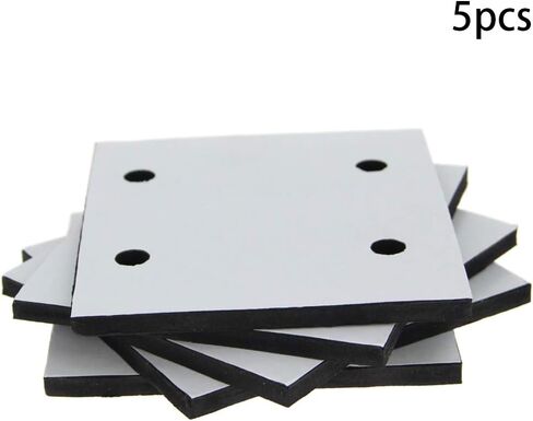 Utoolmart 4 Pcs Rectangle Rubber Replacement Sander Back Mat for Makita 9043 Sander Machine in Saudi Arabia