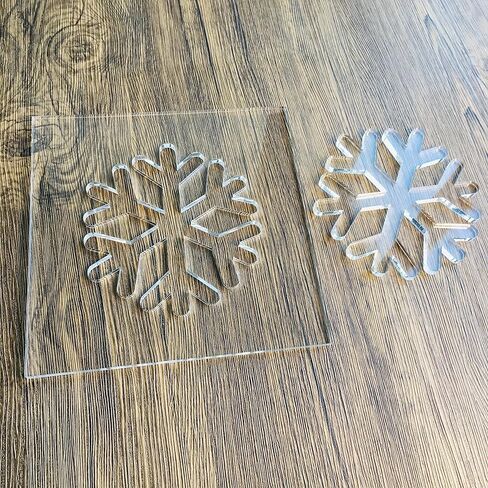 قالب ندفة الثلج، قالب أكريليك شفاف، قالب جهاز توجيه النجارة in Kuwait