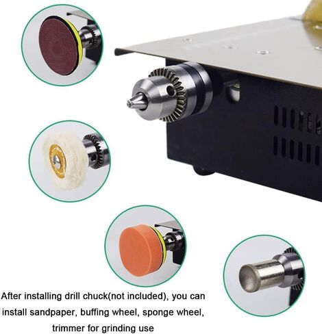 KOVOSCJ مخرطة ميكانيكية صغيرة متعددة الوظائف منشار طاولة زاوية قابلة للتعديل مناشير كهربائية لسطح المكتب لتقوم بها بنفسك أداة طحن القطع مخرطة النجارة آلة مخرطة ميكانيكية صغيرة in Kuwait