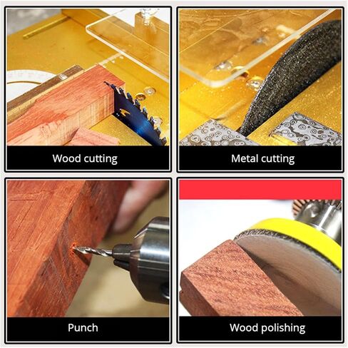 YKQJS-YQ مخرطة ميكانيكية صغيرة نسخة مطورة منشار طاولة صغير الدقة DIY مصنوع يدويًا للأعمال الخشبية مخرطة تلميع آلة الحفر قطع لوحة الدائرة لمعالجة المعادن in Kuwait