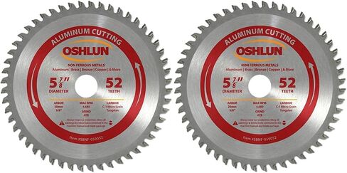 Oshlun SBF-059032 5-7/8-Inch 32 Tooth MTCG Saw Blade with 20mm Arbor (5/8-Inch Bushing) for Mild Steel and Ferrous Metals in Kuwait