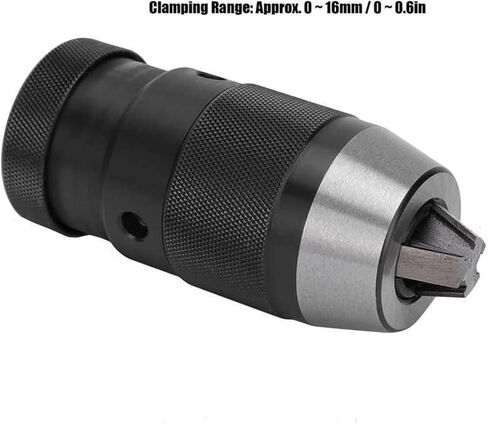 MSEURO Keyless Drill Chuck Self-Locking with Sleeve Lathes Adapter Electric Hand Tools 0-16mm B16 in Kuwait