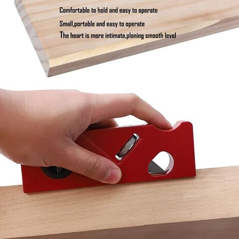 Woodworking Edge Corner Plane, Block Planer 45 Degree Manual Metal Manual Wood Planer Plane for Chamfering and Trimming (Black) in Saudi Arabia