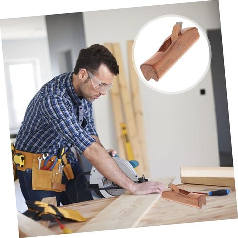 OSALADI Mini Mahogany Angle Planer Shavemate Mini Wood Plane Wood Router Tool الخشب المسوي اليد لأعمال النجارة المسوي سمك النجارة المسطحات الخشبية مجموعة أدوات اليد الخشبية in Kuwait