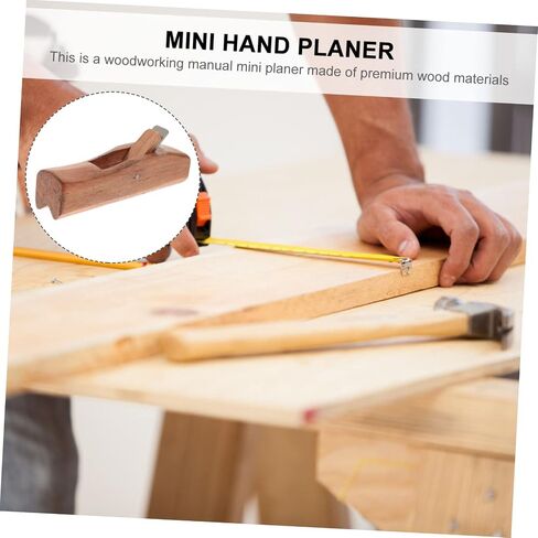 OSALADI Mini Mahogany Angle Planer Shavemate Mini Wood Plane Wood Router Tool الخشب المسوي اليد لأعمال النجارة المسوي سمك النجارة المسطحات الخشبية مجموعة أدوات اليد الخشبية in Kuwait