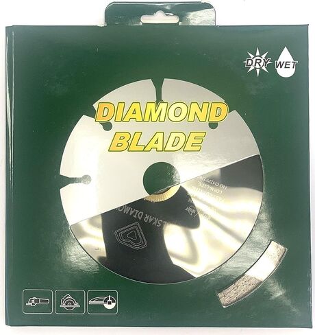 شفرة ألماسية جافة / رطبة من Alskar Diamond J-Slot مقاس 10 بوصات مع فتحات لقطع بلاط البورسلين والسيراميك (10 بوصة) in Kuwait
