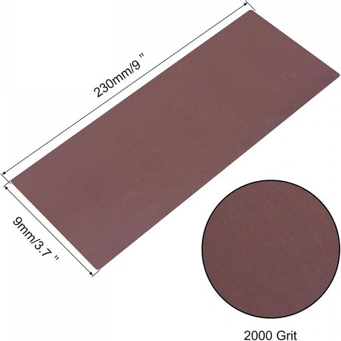 uxcell 20 Pcs 40 Grit Sandpapers 9" x 3.7" Aluminum Oxide Sanding Sheets Hand Sander Papers for Wood Furniture Finishing in Kuwait