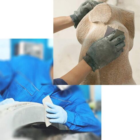 9x3.6 inch 18 Sheets Sandpaper, Wet or Dry 5000-15000 Grit 6 Assortment Sand Paper, Extra Fine Precision Abrasive Pads for Automotive Sanding, Wood Turing Finishing, Metal Furniture Polishing in Saudi Arabia