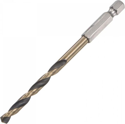 uxcell High Speed Steel Hex Shank Twist Drill Bit, 8mm Drilling Dia with 1/4 Inch Hex Shank 116mm Length in Saudi Arabia