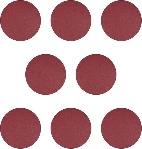 Auniwaig 10Pcs 7 Inch NO-Hole Loop Sanding Disc 80 Grit Silicon Carbide Round Flocking Sandpaper Random Orbital Sander Paper in Saudi Arabia