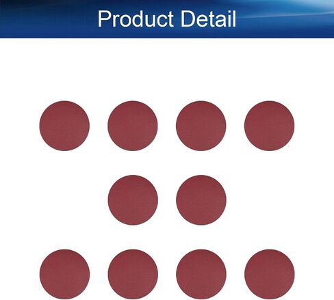 Auniwaig 10Pcs 7 Inch NO-Hole Loop Sanding Disc 80 Grit Silicon Carbide Round Flocking Sandpaper Random Orbital Sander Paper in Saudi Arabia