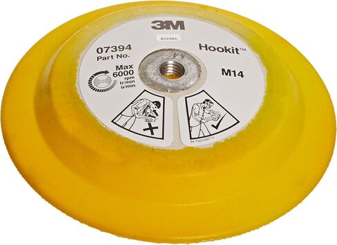 Cubitron II 3M Hookit Disc Pad - For Hook and Loop Discs - Use With Random Orbital Sanders, Rotary Sanders, Angle Grinders - 3" x 1/2" x 5/16-24 External - 2700 in Saudi Arabia