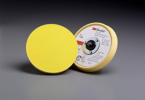 Cubitron II 3M Hookit Disc Pad - For Hook and Loop Discs - Use With Random Orbital Sanders, Rotary Sanders, Angle Grinders - 3" x 1/2" x 5/16-24 External - 2700 in Saudi Arabia