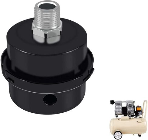 مرشح كاتم صوت ضاغط الهواء من بوسوكس، عبوة من 2 قطع 3/8 بوصة PT 16 مم ضاغط هواء 16 مم عناصر فلتر تنقية تنقية تنقية الهواء (3/8 بوصة PT، 16 مم) in Kuwait