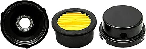 مرشح كاتم صوت ضاغط الهواء من بوسوكس، عبوة من 2 قطع 3/8 بوصة PT 16 مم ضاغط هواء 16 مم عناصر فلتر تنقية تنقية تنقية الهواء (3/8 بوصة PT، 16 مم) in Kuwait