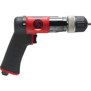 Chicago Pneumatic CP9285C - Air Power Drill, Hand Drill, Power Tools & Home Improvement, 3/8 Inch (10 mm), Keyed Chuck, Pistol Handle, 0.62 HP / 460 W, Stall Torque 4.1 ft. lbf / 5.5 NM - 3000 RPM