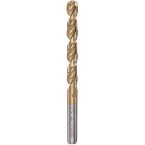 HARFINGTON Twist Drill Bit 9.7mm Titanium Coated (HSS-E) M42 High Speed Steel 8% Cobalt Straight Shank for Stainless Steel Aluminum Alloy Metal