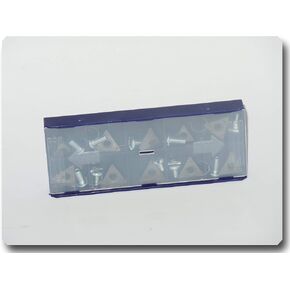 x1 Positive Rake Carbide Insert CB90488 (10PK) Replacement for FMC Snap-On 601 701 (1)