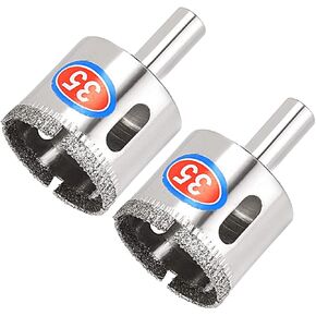 uxcell 2pcs 28mm Diamond Drill Bit Hole Saw for Glass Tile Marble Fiberglass Ceramic Porcelain Bottles Pots Brick in Saudi Arabia