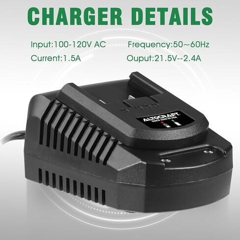 شاحن سريع من ألتوكرافت، متوافق فقط مع مفتاح الربط بدون فرشاة من ألتوكرافت CIW336 ومحرك الصدمات بدون فرشاة CIS336 in Kuwait