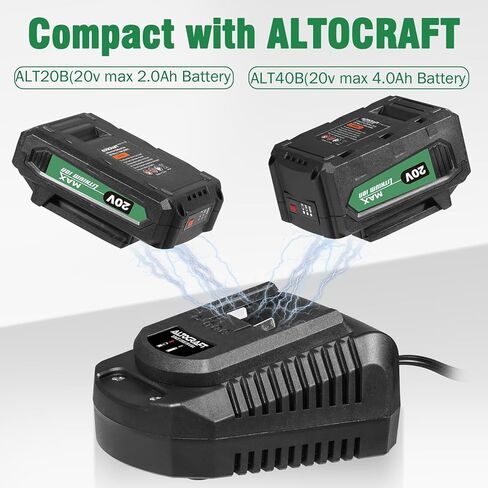 شاحن سريع من ألتوكرافت، متوافق فقط مع مفتاح الربط بدون فرشاة من ألتوكرافت CIW336 ومحرك الصدمات بدون فرشاة CIS336 in Kuwait