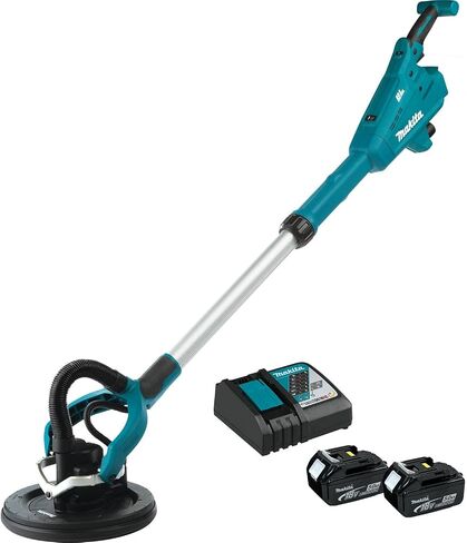 Makita XLS01TX1 18V LXT® Lithium-Ion Brushless Cordless 9" Drywall Sander Kit, AWS® Capable (5.0Ah) in Saudi Arabia