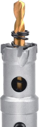 9/10 inch / 23mm Carbide Tipped Hole Saw,Metal Steel Hole Saw with a Drill Bit, Hole Cutter for Thick Metal,Stainless Steel,Iron,Sheet Metal and Wood. (23mm（9/10 inch）) in Saudi Arabia