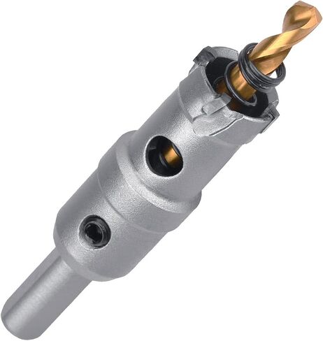 9/10 inch / 23mm Carbide Tipped Hole Saw,Metal Steel Hole Saw with a Drill Bit, Hole Cutter for Thick Metal,Stainless Steel,Iron,Sheet Metal and Wood. (23mm（9/10 inch）) in Saudi Arabia