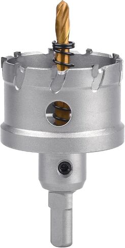 9/10 inch / 23mm Carbide Tipped Hole Saw,Metal Steel Hole Saw with a Drill Bit, Hole Cutter for Thick Metal,Stainless Steel,Iron,Sheet Metal and Wood. (23mm（9/10 inch）) in Saudi Arabia