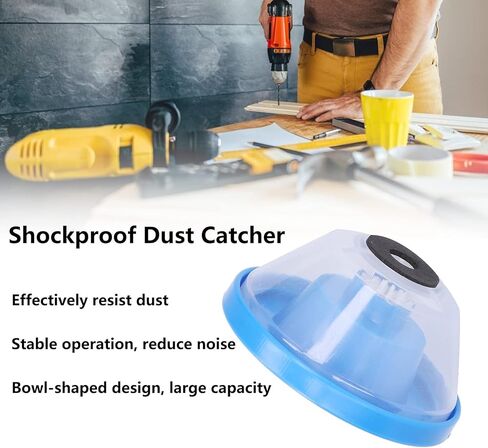 Electric Drill Dust Collector, Hole Saws, Bowl Drill Bit Dust Collector, Electric Drill Accessories, for Home Drilling Projects in Kuwait