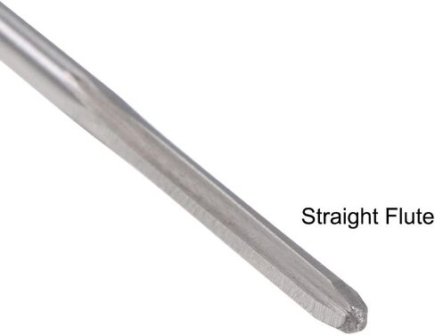uxcell 3mm Chucking Reamer, HSS Cobalt M35 Lathe Machine Reamer D4 4 Straight Flutes, Round Shank Milling Cutting Tool, for Stainless Steel Alloy Copper Metal in Saudi Arabia