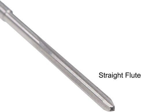 uxcell 3mm Chucking Reamer, HSS Cobalt M35 Lathe Machine Reamer D4 4 Straight Flutes, Round Shank Milling Cutting Tool, for Stainless Steel Alloy Copper Metal in Saudi Arabia