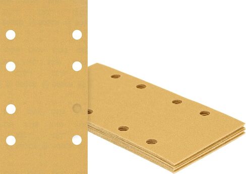 Bosch Professional 10x Expert C470 Sandpaper (for Hardwood, Paint on Wood, 80x133 mm, Grit 400, Accessories Orbital Sander) in Kuwait