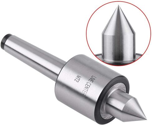 Lathe Center,Mt2 Precision Rotary Live Center,Well Balanced and Smooth Taper Metal Work Lathe Tool ,for Lathe in Medium Speed And Medium Load Environment in Saudi Arabia