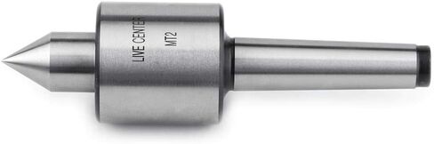 Lathe Center,Mt2 Precision Rotary Live Center,Well Balanced and Smooth Taper Metal Work Lathe Tool ,for Lathe in Medium Speed And Medium Load Environment in Saudi Arabia