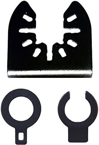 EZARC Oscillating Tool Blades Carbide Multitool Saw Blades 3-Pack, Titanium Oscillating Multitool Blade 3-Pack for Wood, Hard Material, Hardened Metal, Nails, Bolts and Screws in Kuwait