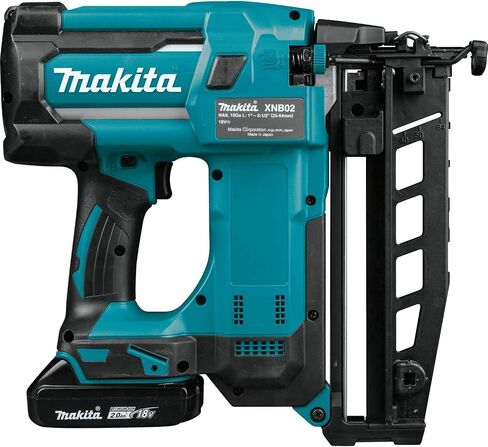 Makita XNB02RJ 18V LXT 2-1/2" Straight Finish Nailer Kit, 16 Ga in Saudi Arabia