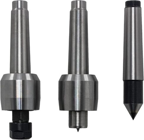 CNCTOPBAOS 65 مم مخرطة مركزية Morse Taper 2 Live Center المنقولة MT2 Tailstock مع 4 قطع رؤوس قابلة للاستبدال لآلة نقش محور CNC 4h النجارة in Saudi Arabia
