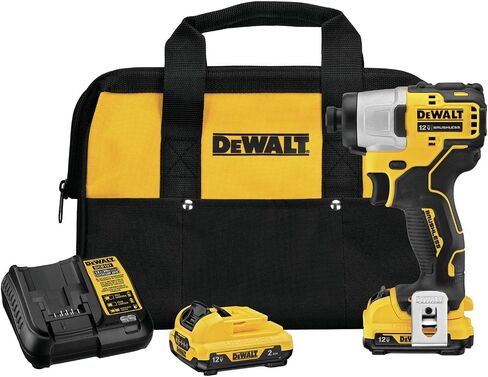 DEWALT XTREME 12V MAX* Impact Driver Kit, 1/4-Inch (DCF801F2) in Saudi Arabia