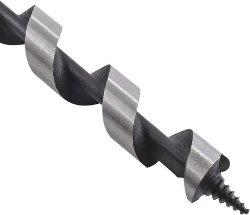Muretnze 3/4 Inch x 12 Inch Long Auger Drill Bit, Hex Shank 3/8 Inch | For Wood, Extra Long, Brad Point, For Soft and Hard Wood, Plastic and Drywall in Saudi Arabia