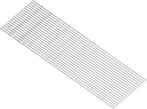 CoCud Mini Twist Drill Bits, 0.6mm Drill Diameter 80mm Length, Straight Shank Jobber Drill Bit - (Applications: for Wood Malleable Iron Aluminum Plastic), 20-Piece in Kuwait