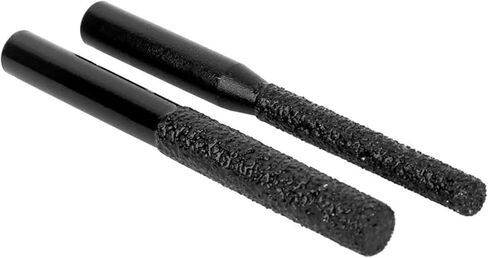 Router Bits 2pcs Milling Cutter Diamond Router Bits Black Brazed Straight Shank for Quartz Stone Marble Seam Cutter Tools in Saudi Arabia