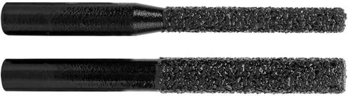 Router Bits 2pcs Milling Cutter Diamond Router Bits Black Brazed Straight Shank for Quartz Stone Marble Seam Cutter Tools in Saudi Arabia