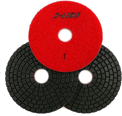 Dimoand 3 Step Polishing Pad 4" Abrasive grinding wheel 3-Pcs Step 1 for Granite Marble in Saudi Arabia
