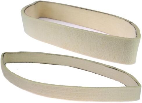 RAMS BRALIN قطعة واحدة من حزام الصنفرة المصنوع من الصوف المصنوع من الفولاذ المقاوم للصدأ بمرآة من الفولاذ المقاوم للصدأ شريط تلميع سلس (1 × 30 بوصة) in Kuwait