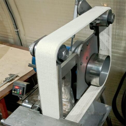 RAMS BRALIN قطعة واحدة من حزام الصنفرة المصنوع من الصوف المصنوع من الفولاذ المقاوم للصدأ بمرآة من الفولاذ المقاوم للصدأ شريط تلميع سلس (1 × 30 بوصة) in Kuwait