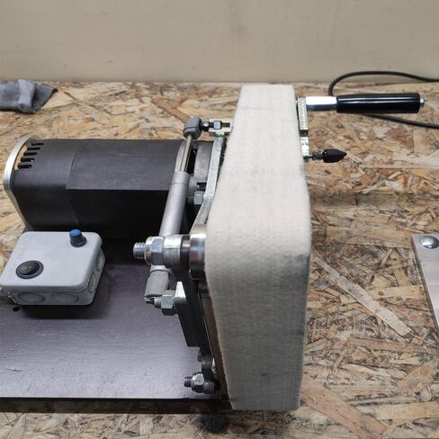 RAMS BRALIN قطعة واحدة من حزام الصنفرة المصنوع من الصوف المصنوع من الفولاذ المقاوم للصدأ بمرآة من الفولاذ المقاوم للصدأ شريط تلميع سلس (1 × 30 بوصة) in Kuwait